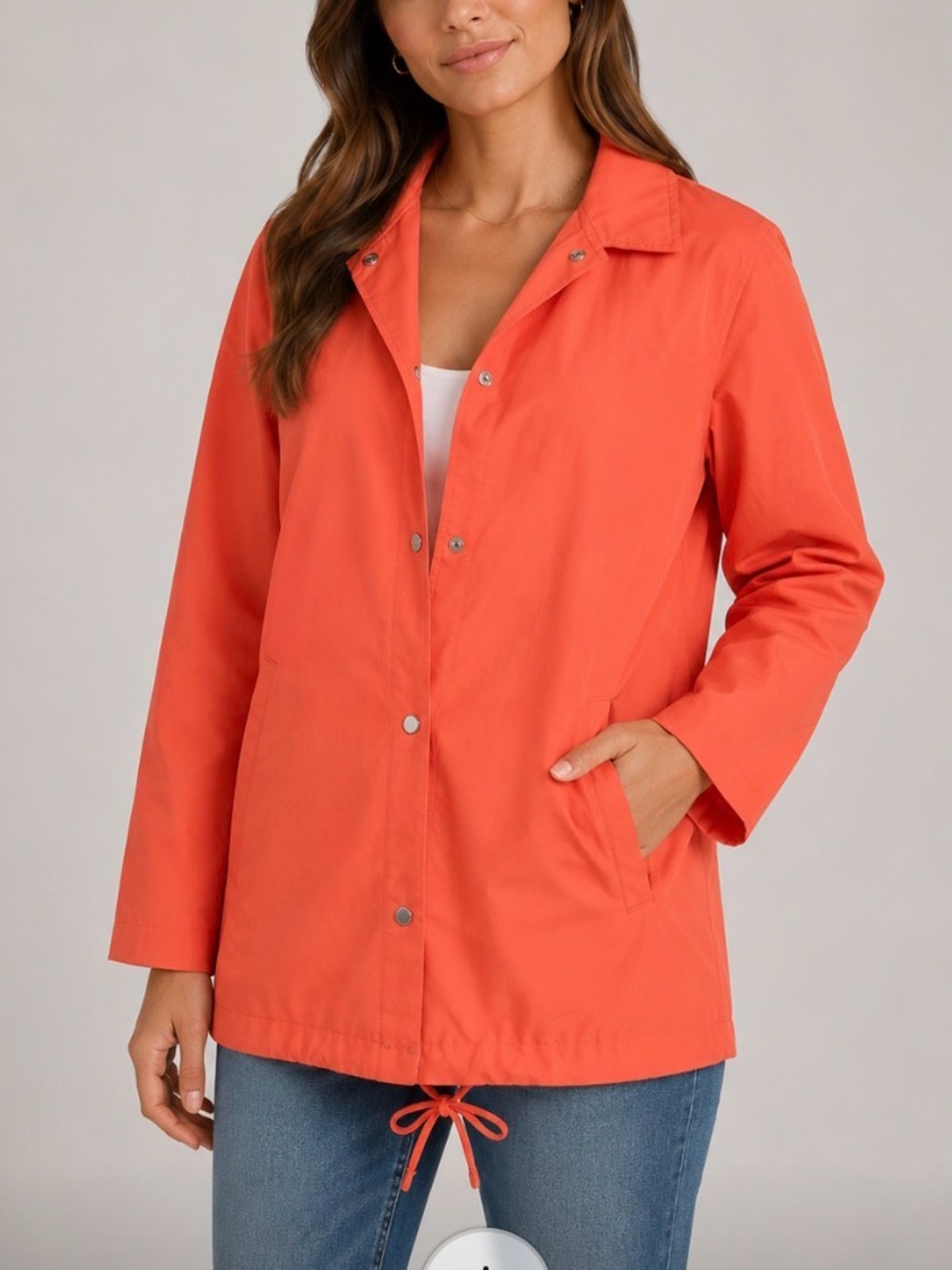 Herschel Supply Company coral/Peach/Orange 69/49 Jacket Size Small